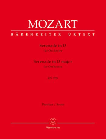Serenade D-Dur KV239 fr Orchester Partitur
