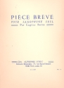 Pice brve pour saxophone seul
