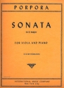 Sonata G major for viola and piano