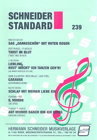 Schneider Standard Band 239: fr Gesang und Klavier