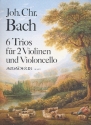 6 Trios fr 2 Violinen und Violoncello Stimmen