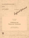 Einleitung und Thema mit Variationen fr Violine und Gitarre