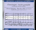Sinfonie d-Moll Nr.9 und Chorfantasie c-Moll op.80 CD Chorstimme Tenor und Chorstimmen ohne Tenor