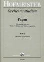 Orchesterstudien fr Fagott Band 2 Mozart und Cherubini