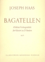 Bagatellen 10 kleine Vortragsstcke op.6 fr Klavier zu 2 Hnden