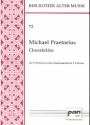 Choralstze  fr 8 Stimmen oder Instrumente in 2 Chren, je 4 Partituren Chor 1 und 2