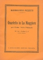 Quartetto la maggiore per 2 violini, viola e violoncello partitura