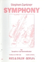 Symphony for saxophone chamber orchestra (ssaaaattbb/bass) Partitur und Stimmen