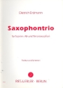 Saxophontrio für 3 Saxophone (SAT) Partitur und Stimmen