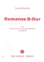 Romanze B-Dur op.44,1 fr Saxophon in Es (A/B) und Klavier