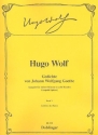 Gedichte von Johann Wolfgang von Goethe Band 5 fr tiefere Singstimme und Klavier