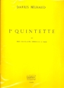 Quintette no.1 op.312 pour 2 violons, alto, violoncelle et piano partition et parties