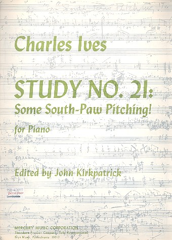 Some Southpaw Pitching Study no.21 for piano
