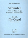 Varianten einer 12-Ton-Folge Girolamo Frescobaldis fr Orgel (Cembalo/ Clavichord)