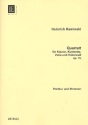 Quartett a-Moll op.1b  fr Klarinette, Viola, Violoncello und Klavier Partitur