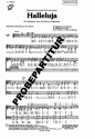 Halleluja fr gem Chor und Klavier Singpartitur