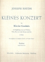 Kleines Konzert F-Dur fr fr Klavier und Orchester Partitur (=Cembalo solo)