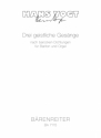 3 geistliche Gesnge nach barocken Dichtungen fr Bariton und Orgel, 1981-1983