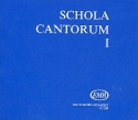 Schola cantorum Band 1 Motetten für gem Chor Partitur