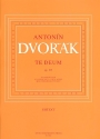 Te deum op.103 fr Soli (sb), Chor und Orchester,  Klavierauszug (la)