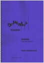Sonate 1943 voor twee Piano's Partitur