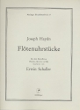 Fltenuhrstcke fr 3 Melodieinstrumente Partitur