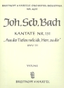 Aus der Tiefe rufe ich Herr Kantate Nr.131 BWV131 Violine (nur 1 Viol.Sti.besetzt!!)