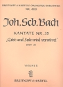 Geist und Seele wird verwirret Kantate Nr.35 BWV35 Violine 2