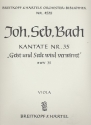 Geist und Seele wird verwirret Kantate Nr.35 BWV35 Viola