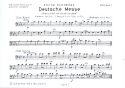 Deutsche Messe D872 Ausgabe A fr gem Chor a cappella (Instrumente ad lib) Instrumente komplett