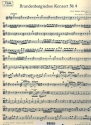 Brandenburgisches Konzert Nr.4 G-Dur BWV1049 fr 2 Blockflten, Violine, Cembalo und Streicher Viola