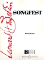 Songfest fr 6 Snger (SMezSATBarB) und Orchester Klavierauszug