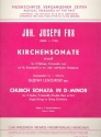 Kirchensonate d-Moll fr 2 Violinen und Violoncello (Kontrabass ad lib) Partitur und Stimmen