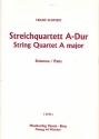 Quartett A-Dur fr Streichquartett Stimmen