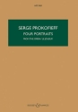 Four Portraits op. 49 HPS 969 fr Orchester Studienpartitur
