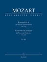 Konzert A-Dur KV414 fr Klavier und Orchester Studienpartitur