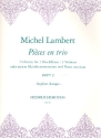 Pices en trio Band 2 24 Stcke fr 2 Blockflten (Violinen) und Bc,    Partitur und Stimmen