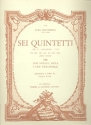 6 quintetti op.27 (prima versione) per 2 violini, viola e 2 violoncelli parti