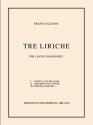 3 liriche per canto e pianoforte