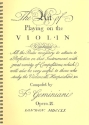 The Art of Playing the Violin  Faksimile