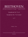 Sinfonie A-Dur Nr.7 op.92 fr Orchester Partitur