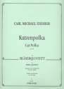 KATZENPOLKA OP.441 FUER BLAESER- QUINTETT (FL/OB/KLAR/HN/FAG) GABLER, FR., BEARB.