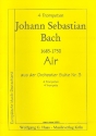 Air aus der Orchestersuite Nr.3 fr 4 Trompeten Partitur und Stimmen