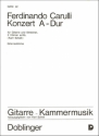 Konzert A-Dur fr Gitarre und Streicher, 2 Hrner ad lib. Orchesterstimmen