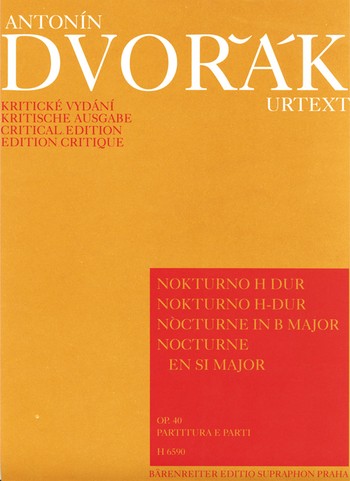 Notturno H-Dur op.40 fr Streichorchester Partitur und Stimmen