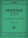 Orientale Kaleidoscope op.50,9 violoncello and piano