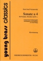 Sonate a 4 fr Posaune, Streicher und Bc fr Posaune und Klavier