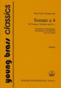 Sonate a 4 fr posaune, Streicher und Bc Partitur