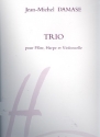 Trio pour flte, harpe et violoncelle,  parties