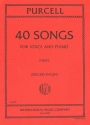 40 Songs for high voice and piano
